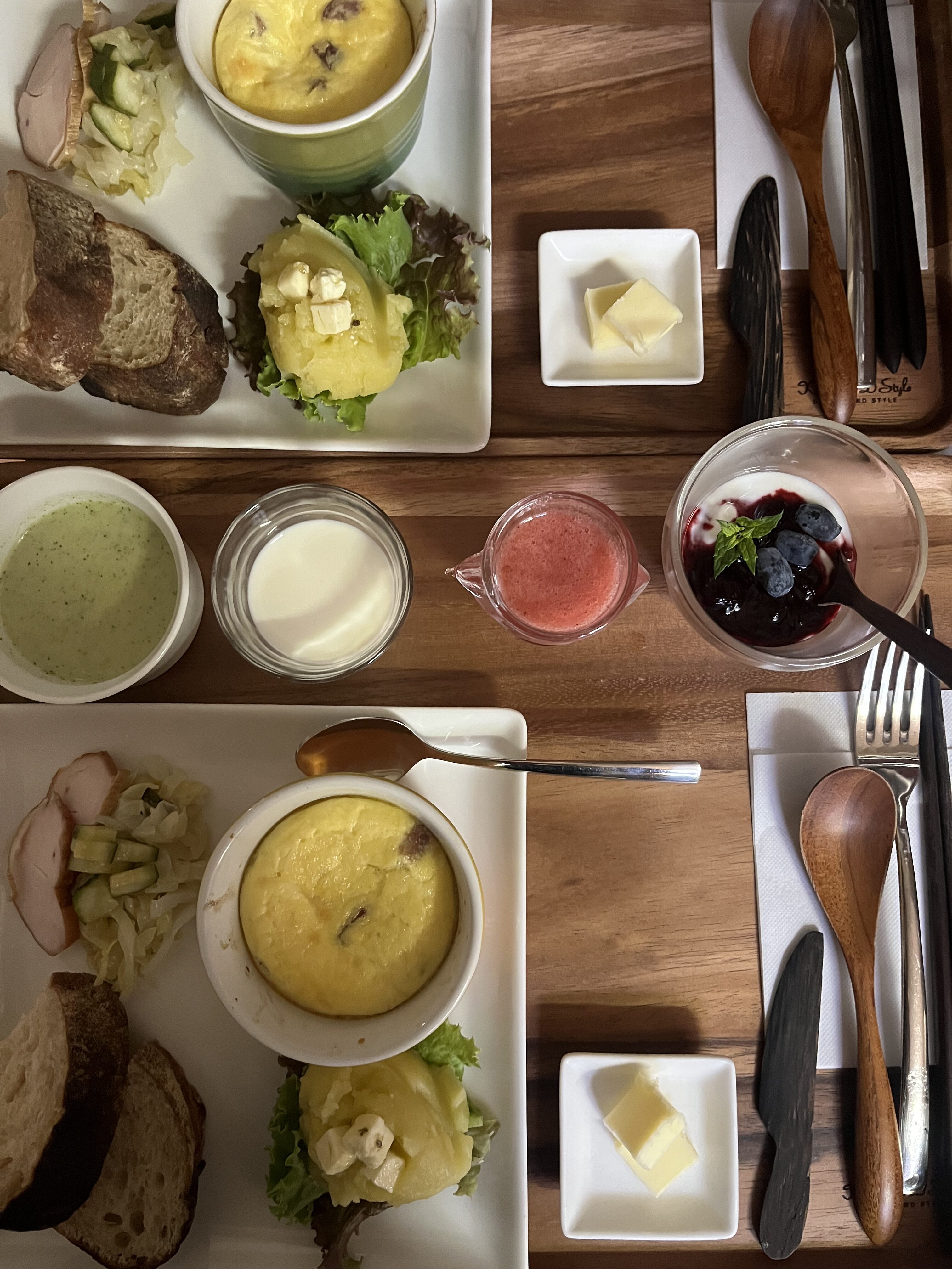 朝食例（1700円タイプ）。1